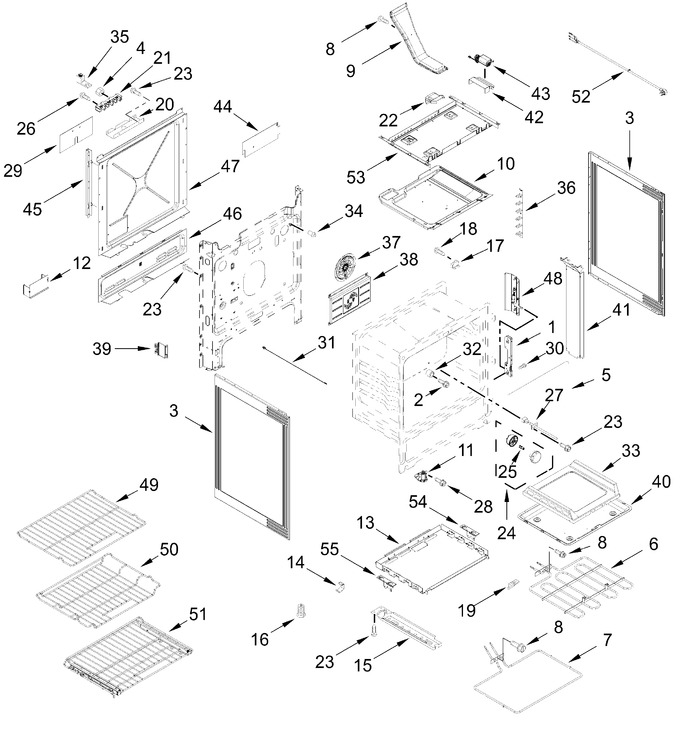 Diagram for KSDG950ESS8