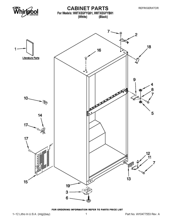 Diagram for W8TXEGFYQ01