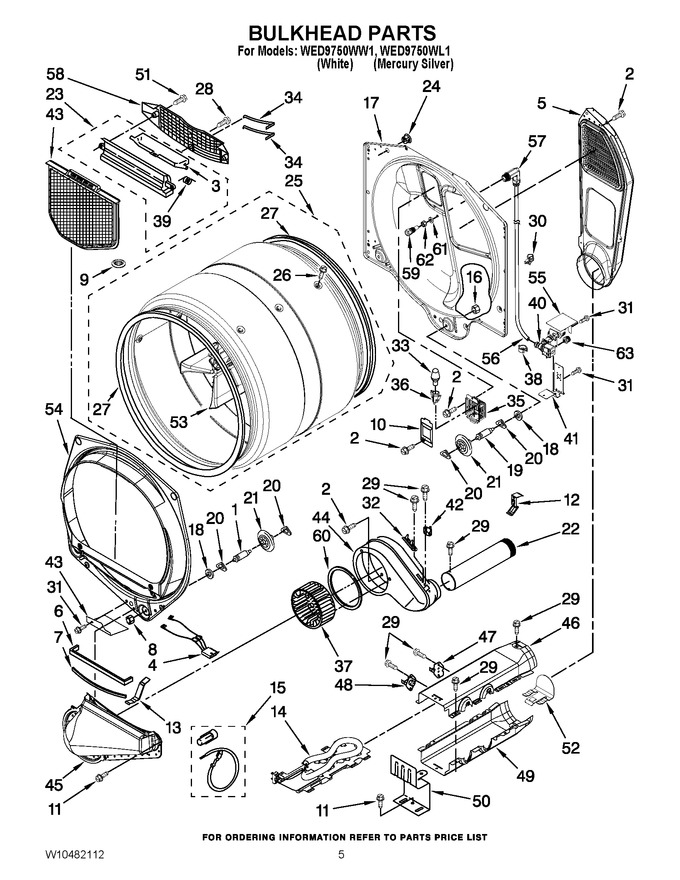 Diagram for WED9750WW1