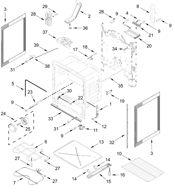 Diagram for CREW3874RS0