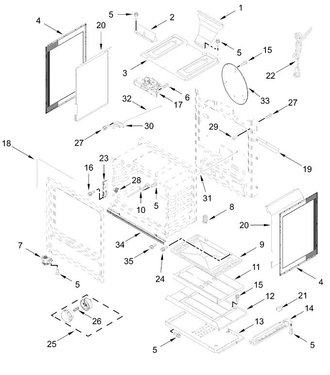 Diagram for CRGW3487RS0
