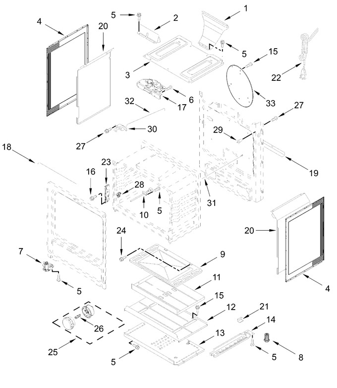 Diagram for CRGW3487RW0