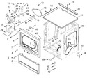 Diagram for Upper Cabinet And Front Panel Parts