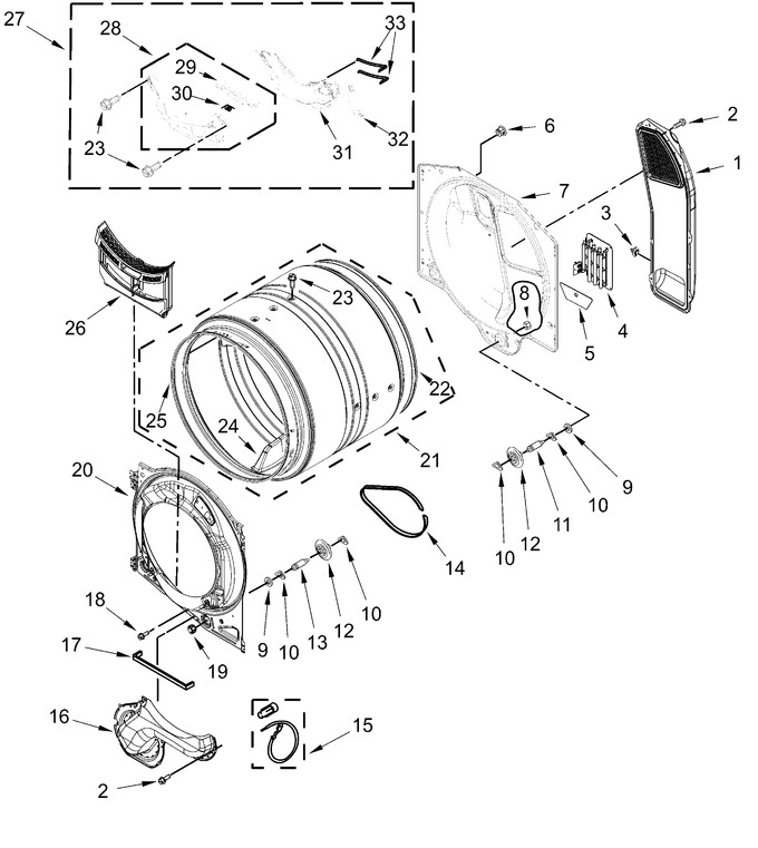Diagram for YWHD560CHW2