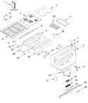 Diagram for Cooktop Parts