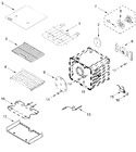 Diagram for Internal Oven Parts (30 In)