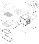 Diagram for Internal Oven Parts