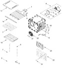 Diagram for Internal Oven Parts
