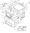 Diagram for Upper Cabinet And Front Panel Parts