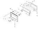 Diagram for Oven Door Parts (30 In)