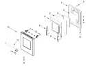 Diagram for Oven Door Parts (18 In)