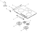 Diagram for Cooktop Parts