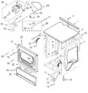 Diagram for Upper Cabinet And Front Panel Parts