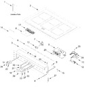 Diagram for Cooktop And Control Panel Parts