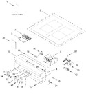Diagram for Cooktop And Control Panel Parts