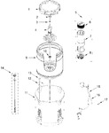 Diagram for Basket And Tub Parts