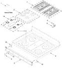 Diagram for Cooktop Parts