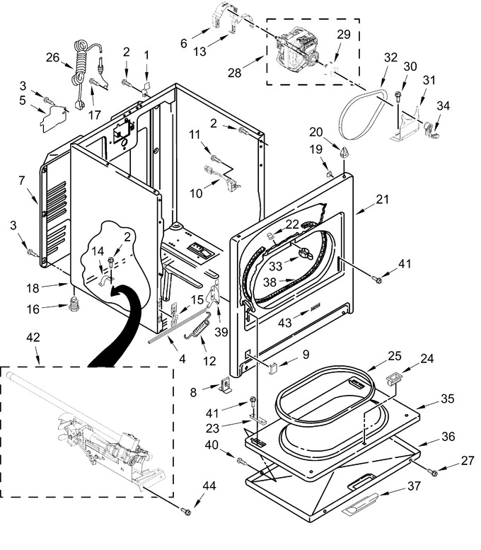 Diagram for MGD4005SW0