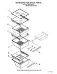 Diagram for 03 - Refrigerator Shelf Parts