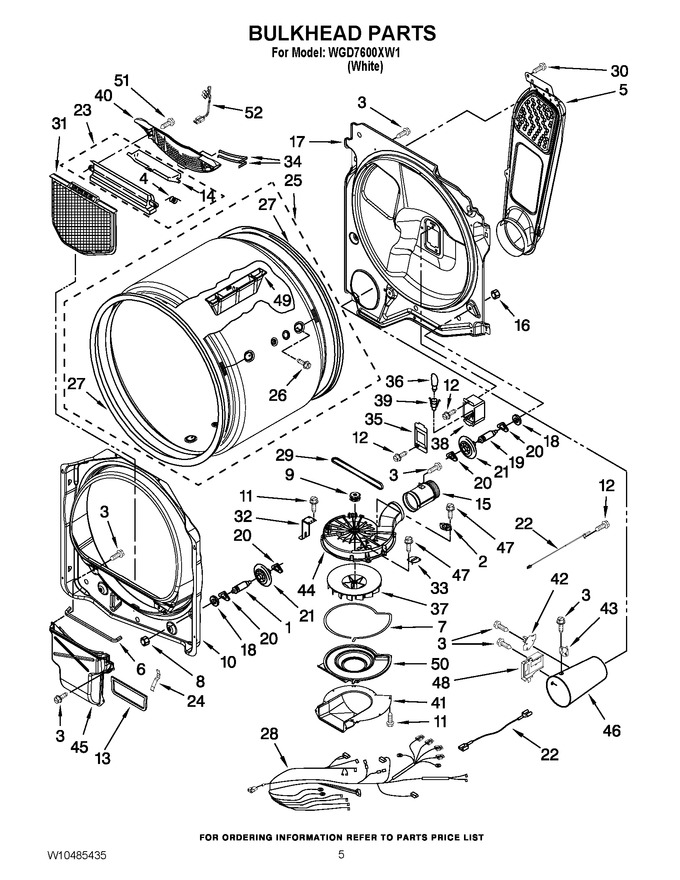 Diagram for WGD7600XW1