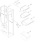 Diagram for Freezer Liner Parts