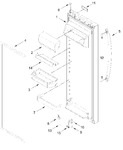 Diagram for Refrigerator Door Parts