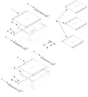 Diagram for Refrigerator Shelf Parts