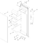 Diagram for Refrigerator Door Parts