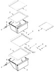 Diagram for Refrigerator Shelf Parts
