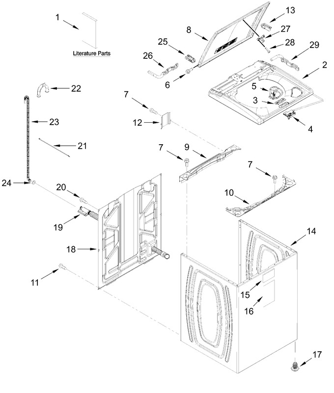 Diagram for WTW4105SW0