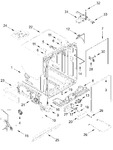 Diagram for Tub And Frame Parts