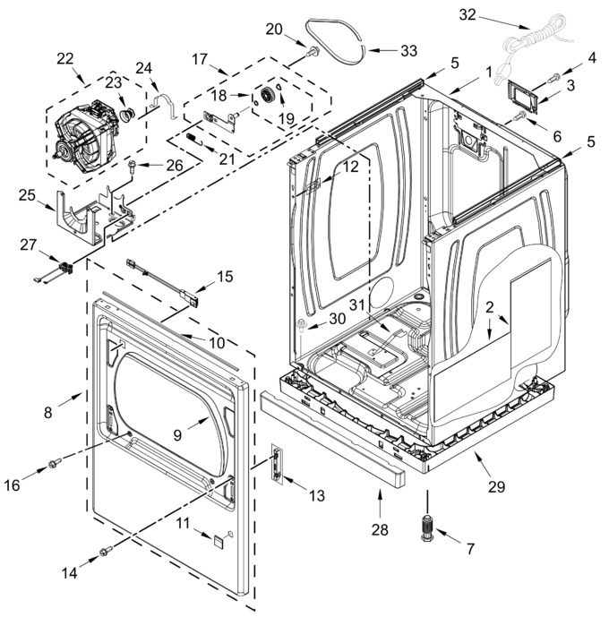 Diagram for WGD8127LW4