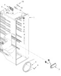 Diagram for Refrigerator Liner Parts