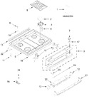 Diagram for Cooktop Parts