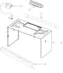 Diagram for Cabinet And Installation Parts