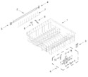 Diagram for Upper Rack And Track Parts