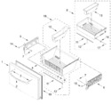 Diagram for Freezer Door Parts