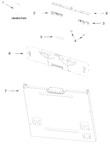 Diagram for Control Panel And Outer Door Parts