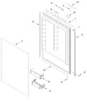 Diagram for Refrigerator Door Parts