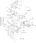 Diagram for Top And Cabinet Parts