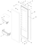Diagram for Refrigerator Door Parts