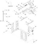 Diagram for Top And Cabinet Parts