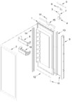 Diagram for Refrigerator Door Parts