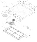 Diagram for Cooktop Parts
