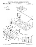 Diagram for 01 - Cooktop, Burner And Grate Parts