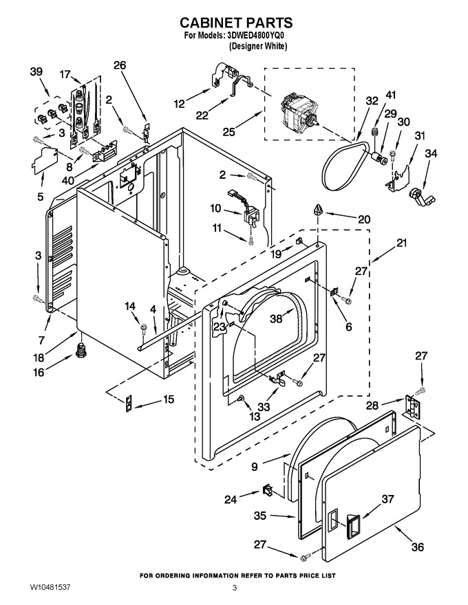 Diagram for 3DWED4800YQ0