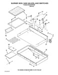 Diagram for 02 - Burner Box, Gas Valves, And Switches