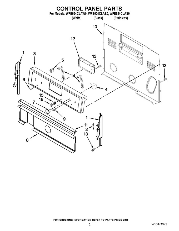 Diagram for WFE524CLAS0