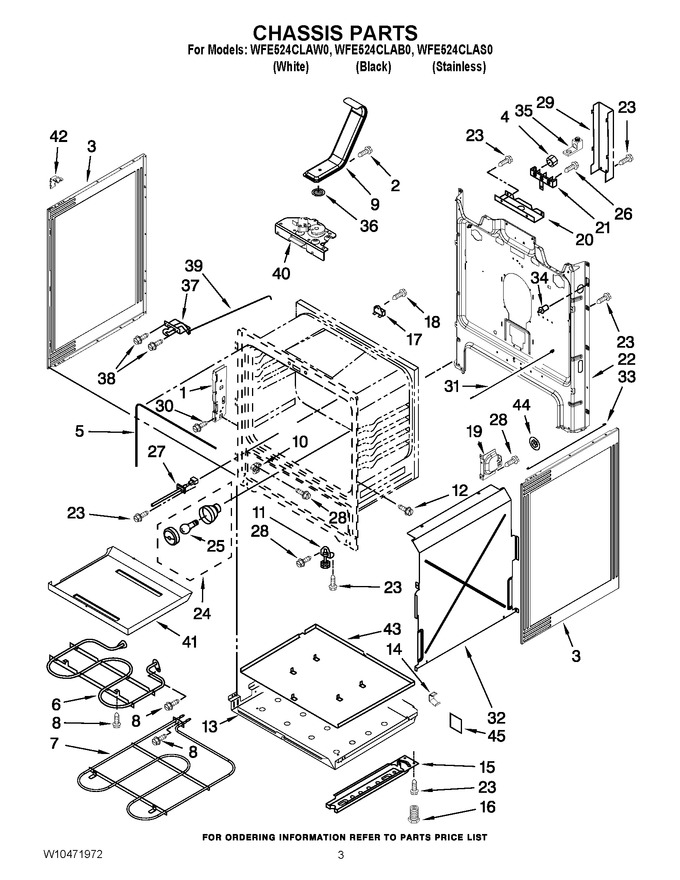 Diagram for WFE524CLAS0