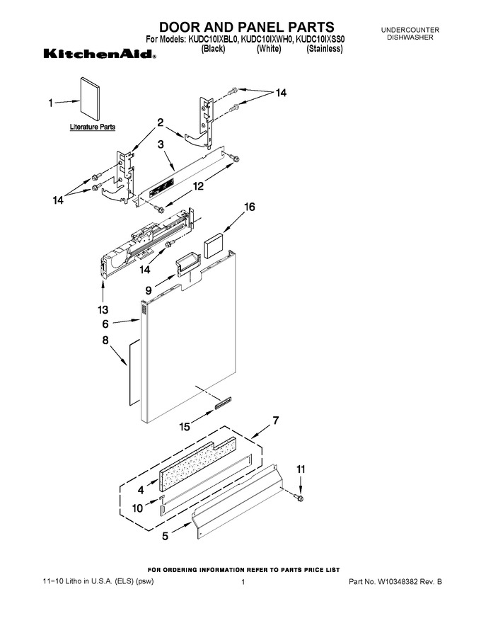 Diagram for KUDC10IXWH0